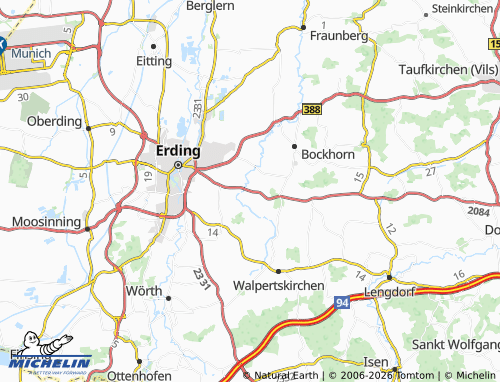 MICHELIN Flanning map - ViaMichelin