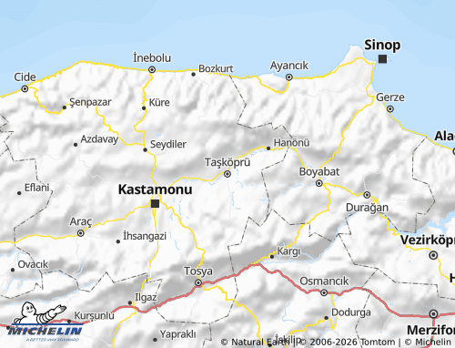 Mappa MICHELIN Taşköprü - ViaMichelin