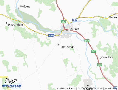 Mapa MICHELIN Rītausmas - ViaMichelin