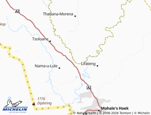 Carte MICHELIN Ha Mahlahlathane - ViaMichelin