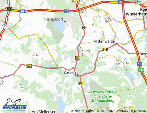 MICHELIN Dabendorf map - ViaMichelin