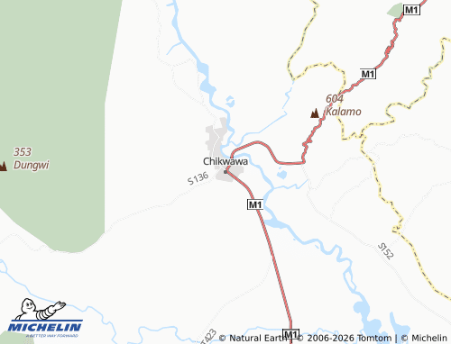 MICHELIN-Landkarte Chikwawa - ViaMichelin