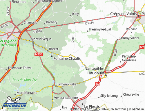 Carte MICHELIN Baron - ViaMichelin