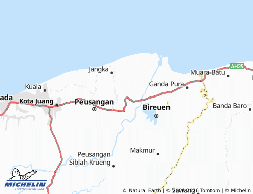 MICHELIN Tanjong Paya map - ViaMichelin