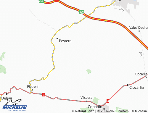 Mappa MICHELIN Izvoru Mare - ViaMichelin