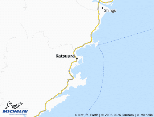 MICHELIN-Landkarte Katsuura - ViaMichelin