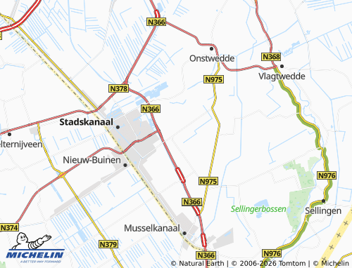 Mapa MICHELIN Vledderveen - ViaMichelin