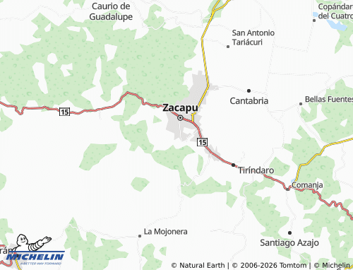 MICHELIN Progreso Nacional map - ViaMichelin