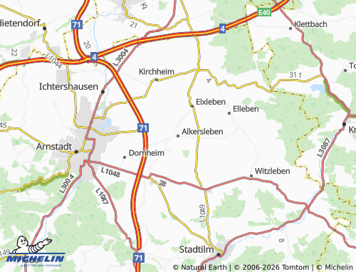 Mapa MICHELIN Alkersleben - ViaMichelin