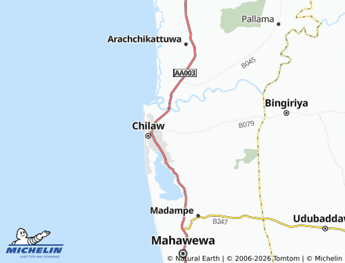 MICHELIN Munneshwarama map - ViaMichelin