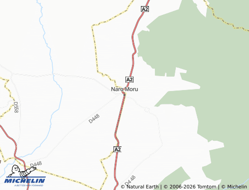 Mappa MICHELIN Naro Moru - ViaMichelin