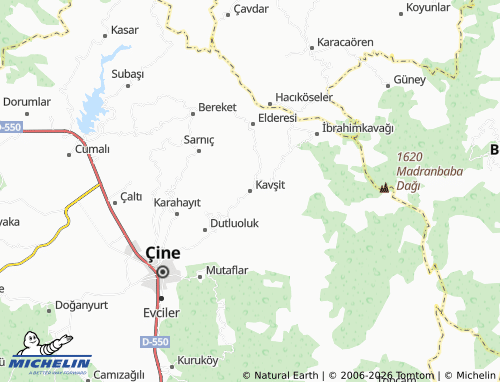 MICHELIN Kavşit map - ViaMichelin
