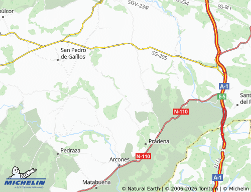 MICHELIN Castroserna de Arriba map - ViaMichelin
