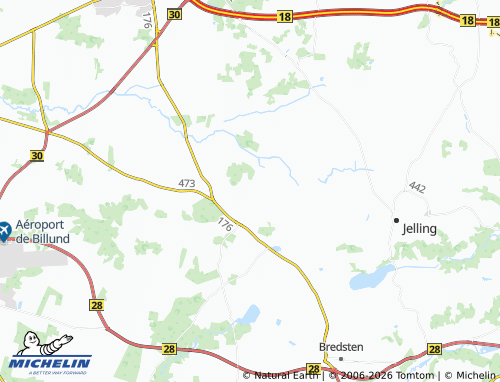 Mappa MICHELIN Gadbjerg - ViaMichelin