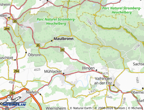 Mapa MICHELIN Lienzingen - ViaMichelin