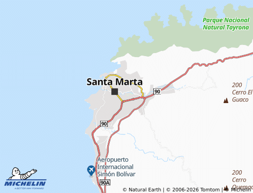Mappa MICHELIN Las Malvinas - ViaMichelin