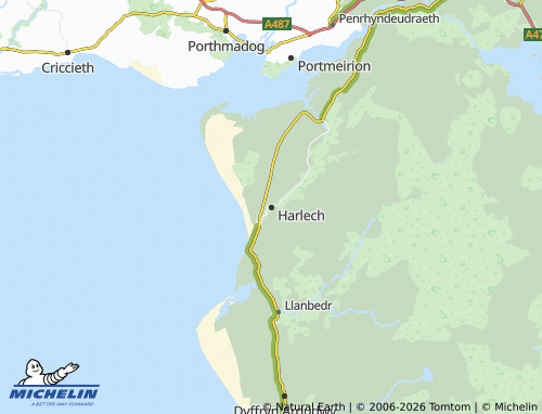 Mappa MICHELIN Harlech - ViaMichelin