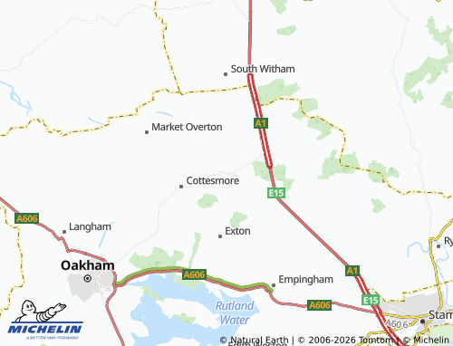 Carte MICHELIN Greetham - ViaMichelin