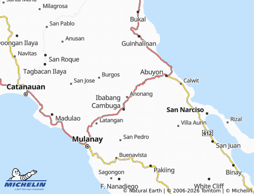 MICHELIN Anonang map - ViaMichelin