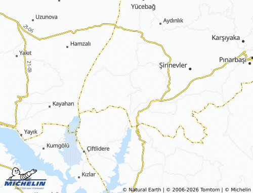 MICHELIN-Landkarte Acar - ViaMichelin