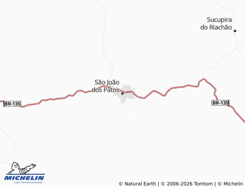 Mappa MICHELIN São João dos Patos - ViaMichelin