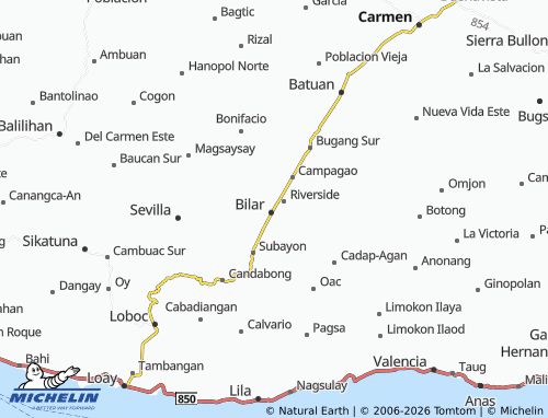 MICHELIN Poblacion map - ViaMichelin
