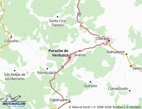 Mappa MICHELIN Centro - ViaMichelin