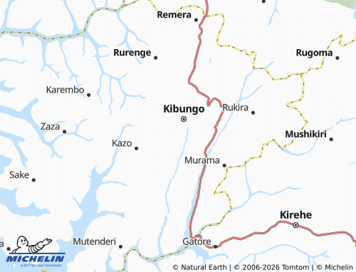 Mappa MICHELIN Birenga - ViaMichelin