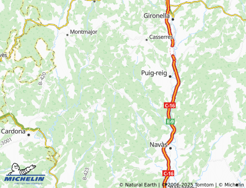MICHELIN Viver map - ViaMichelin