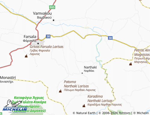 MICHELIN Dendra map - ViaMichelin