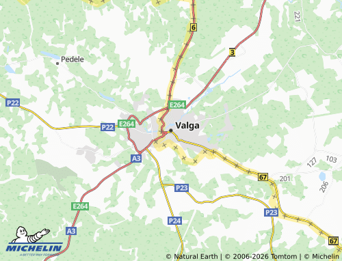 Mappa MICHELIN Valga - ViaMichelin