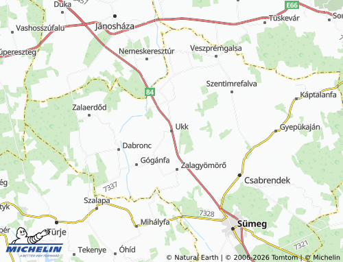 Mapa MICHELIN Ukk - ViaMichelin