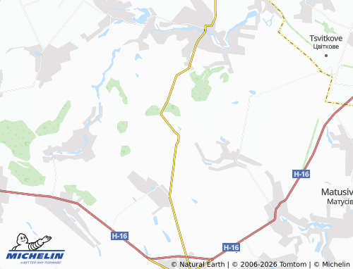 Mapa MICHELIN Serdehivka - ViaMichelin