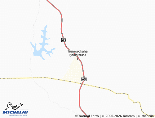 Mappa MICHELIN Tyémorokaha - ViaMichelin