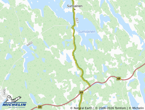 MICHELIN Saarikas map - ViaMichelin