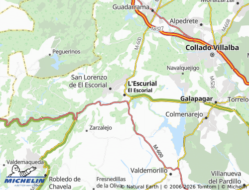 MICHELIN-Landkarte El Escorial - ViaMichelin