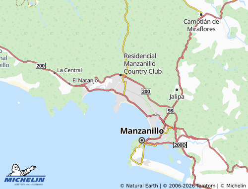 MICHELIN Guadalupe Victoria map - ViaMichelin