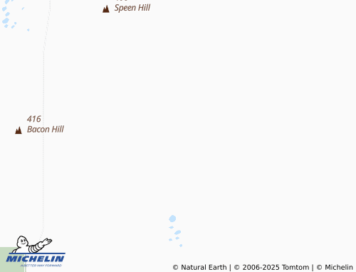 MICHELIN North Bodallin map - ViaMichelin