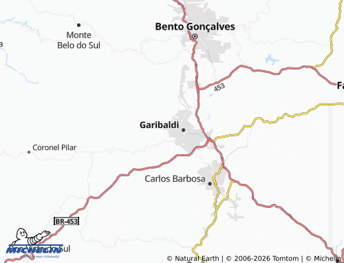 Mapa MICHELIN Chácaras - ViaMichelin