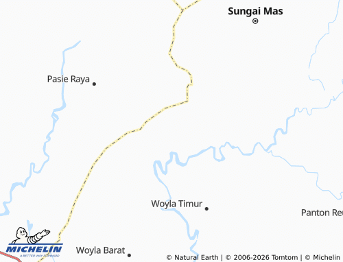MICHELIN Gunong Buloh map - ViaMichelin