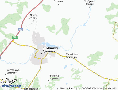 MICHELIN Kostino map - ViaMichelin