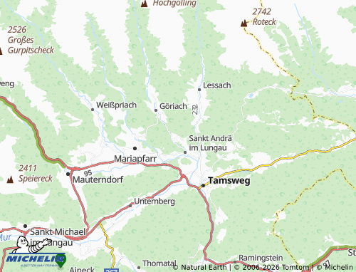 Mappa MICHELIN Hinterlasa - ViaMichelin