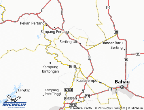 MICHELIN-Landkarte Kampung Ulu Bayai - ViaMichelin