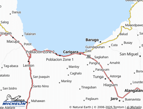 MICHELIN Tangnan map - ViaMichelin