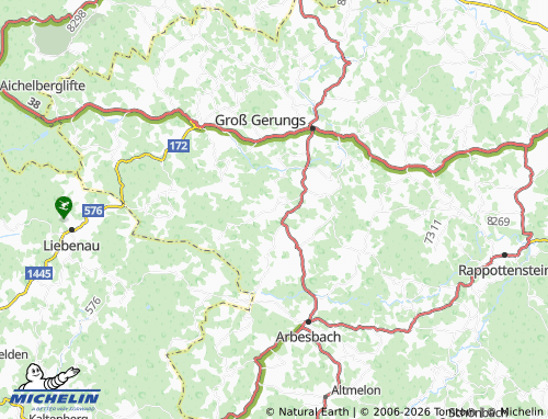 MICHELIN Klein Wetzles map - ViaMichelin