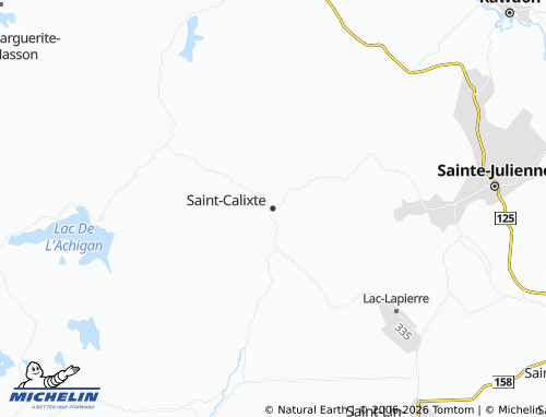 Mappa MICHELIN Saint-Calixte - ViaMichelin