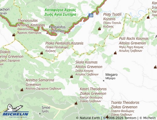 Carte MICHELIN Trikorfo - ViaMichelin
