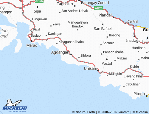 MICHELIN Poblacion II map - ViaMichelin