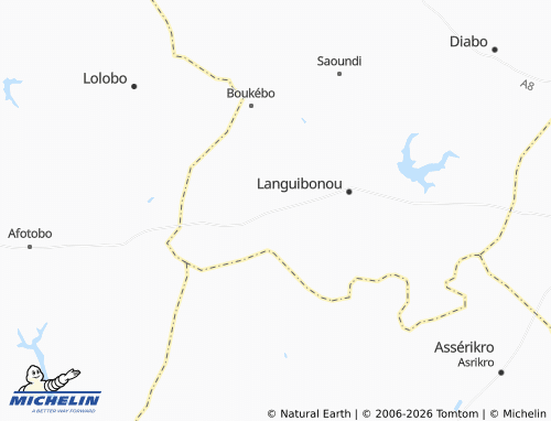 MICHELIN-Landkarte Lassinkro - ViaMichelin