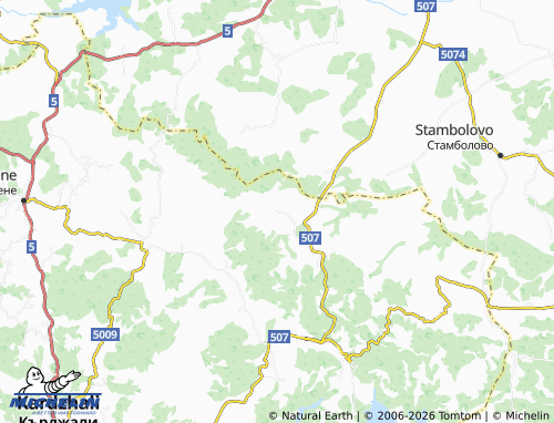 Mapa MICHELIN Chereshitsa - ViaMichelin